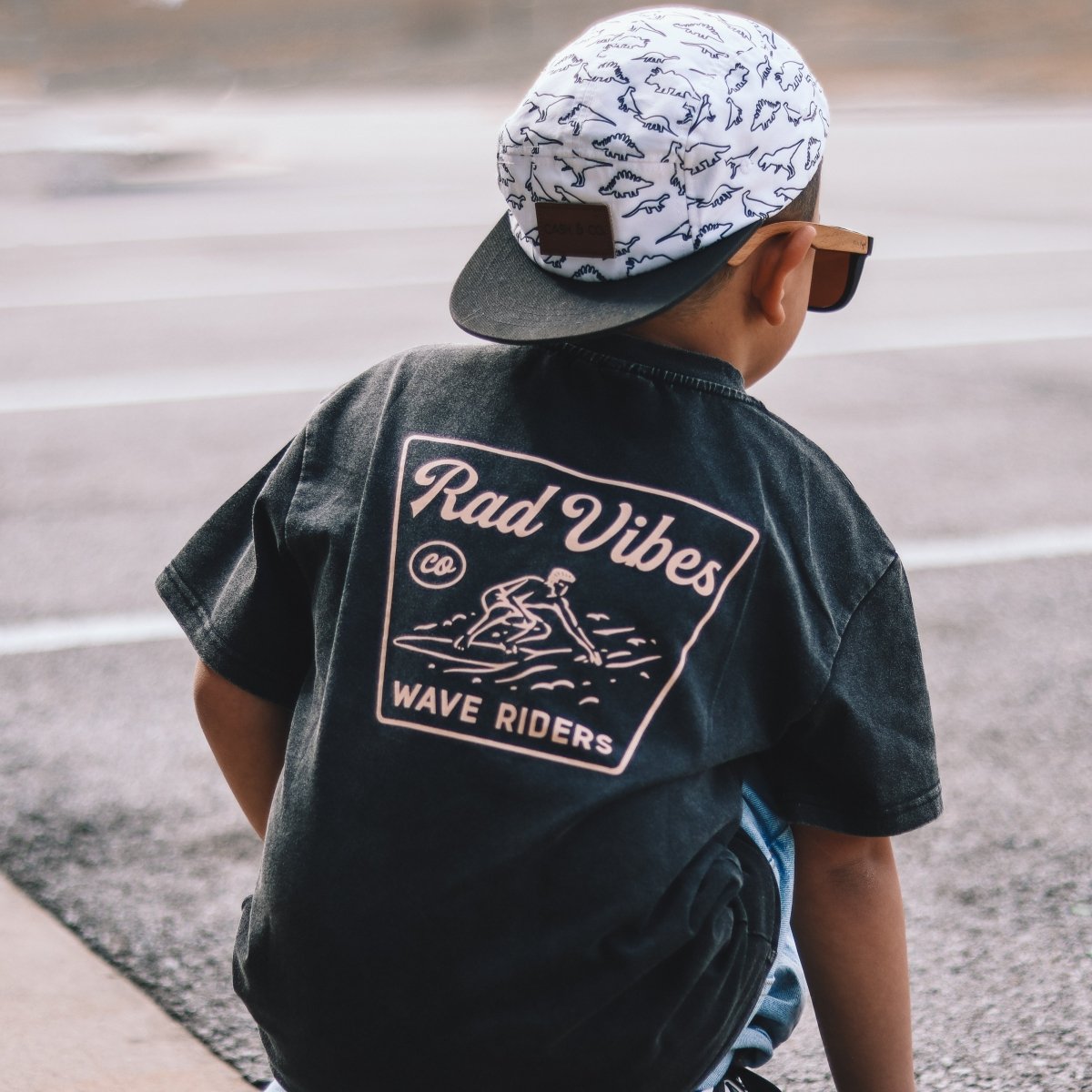 LITTLE RAD THINGS THE MAVERICKS TEE - BLACK | Playroom Avenue