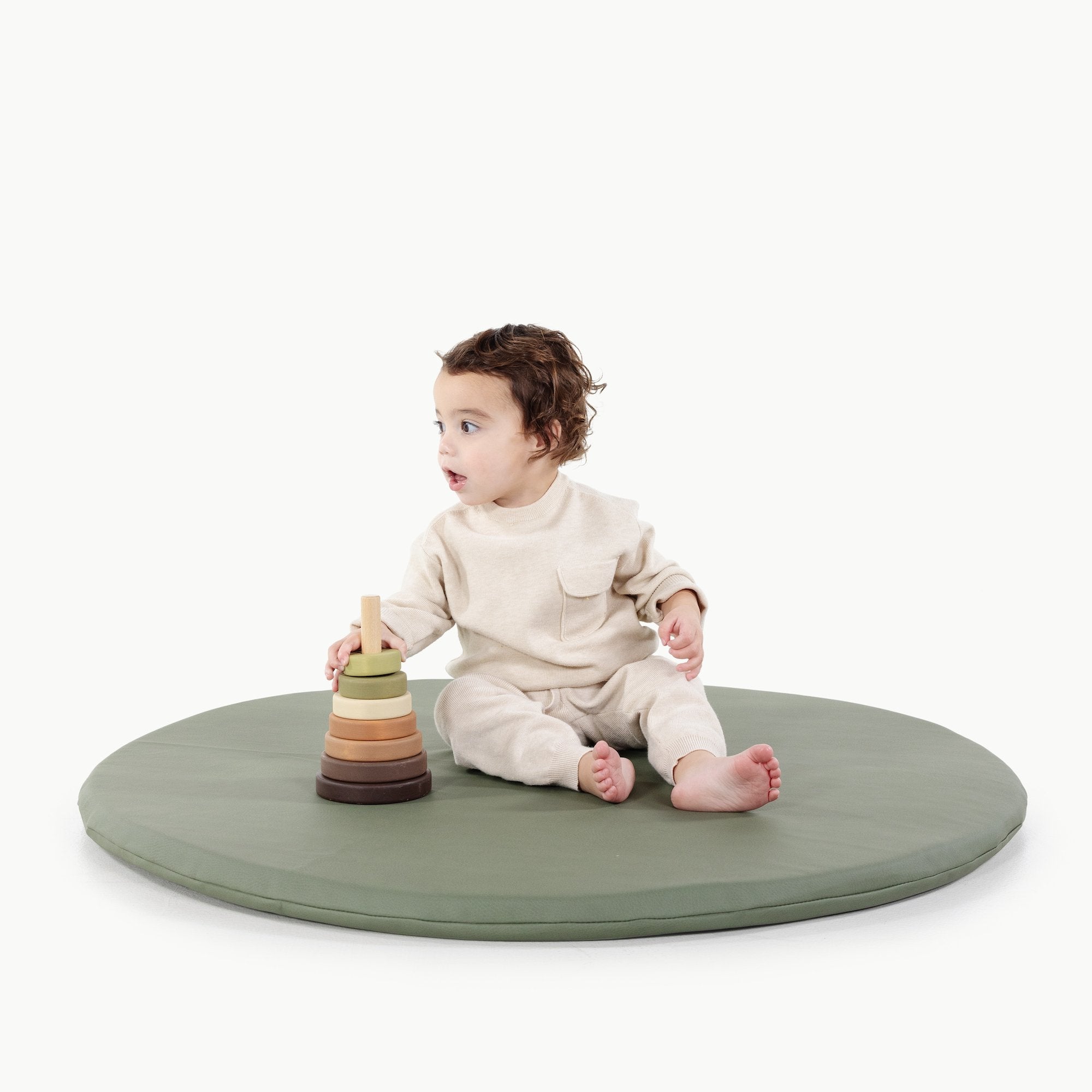 Wholesale Padded Mini Playmat Thyme Circle | Playroom Avenue