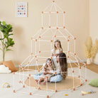 Tiny Land® Elegant White Creative Fort Building Kit