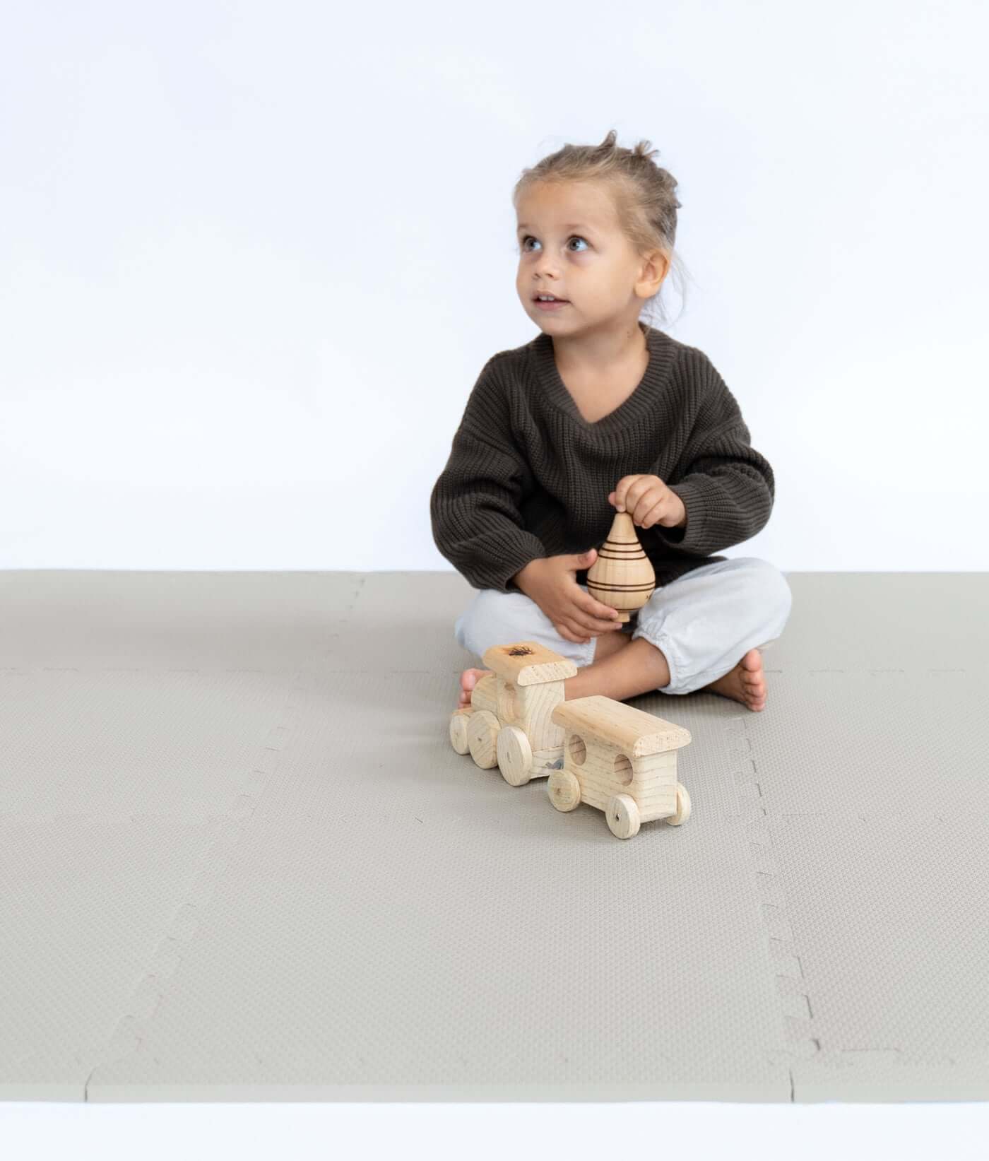 Toddlekind Classic Mat | Stone | Playroom Avenue