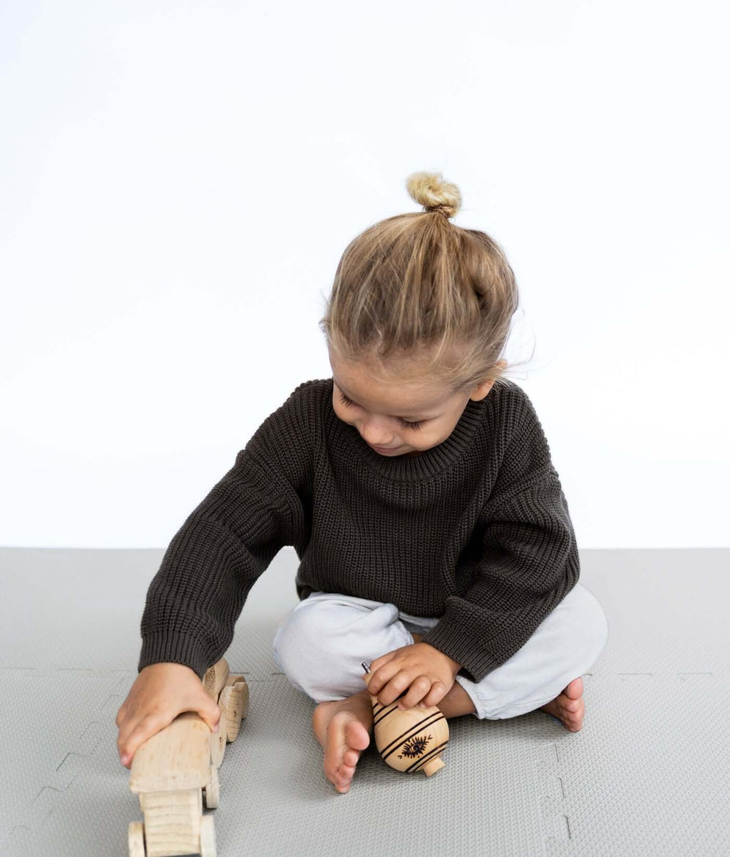 Toddlekind Classic Mat | Stone | Playroom Avenue