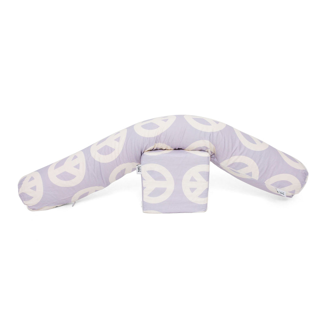 Toki Kids Lavender Peace Sign Support Pillow | Playroom Avenue