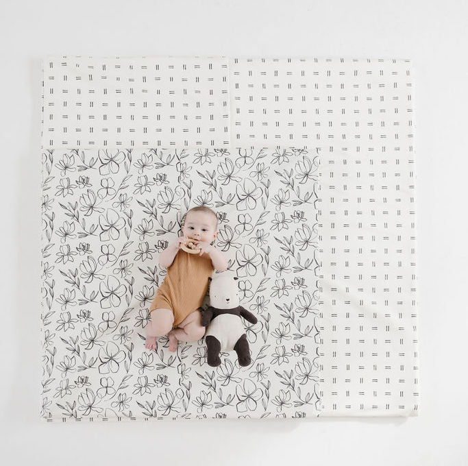 Toki Kids Mudcloth Vegan Leather Mat | Playroom Avenue