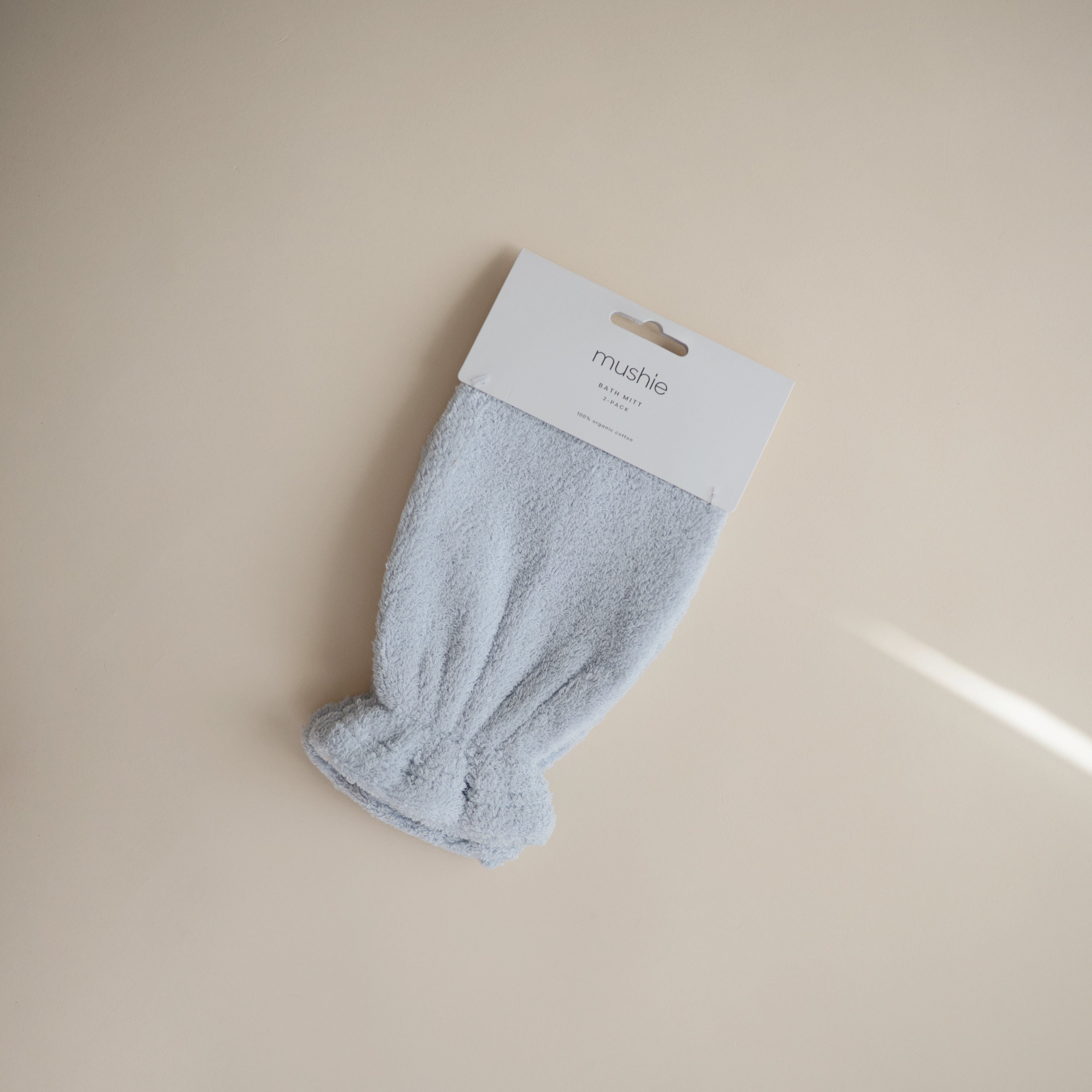 Mushie Organic Cotton Bath Mitt | Playroom Avenue