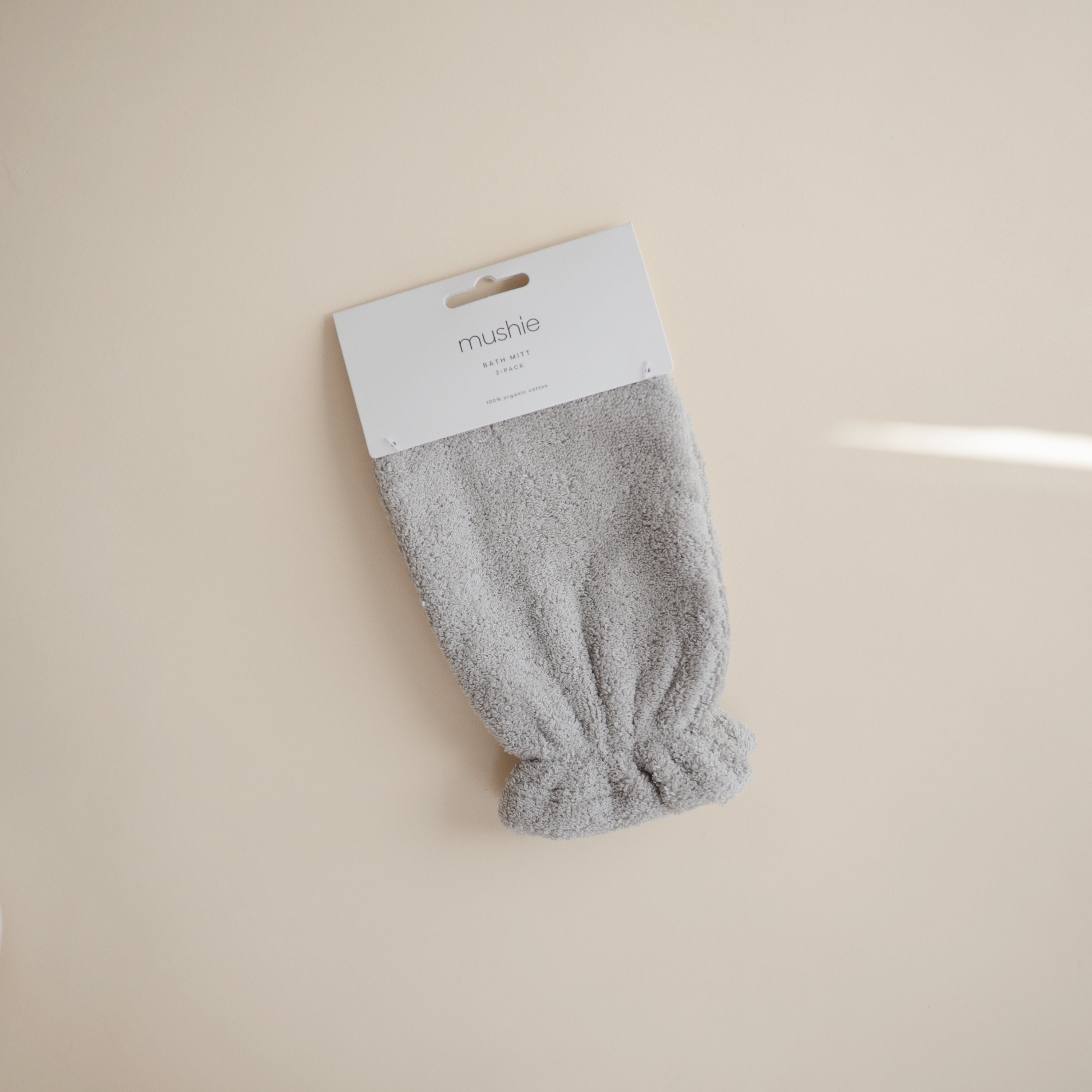 Mushie Organic Cotton Bath Mitt | Playroom Avenue