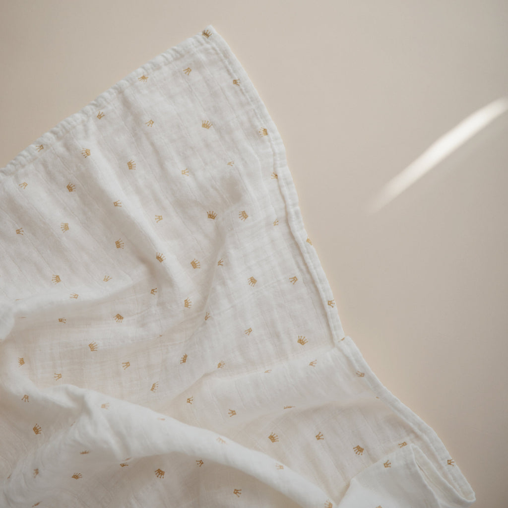 Mushie Organic Cotton Muslin Swaddle Blanket | Playroom Avenue