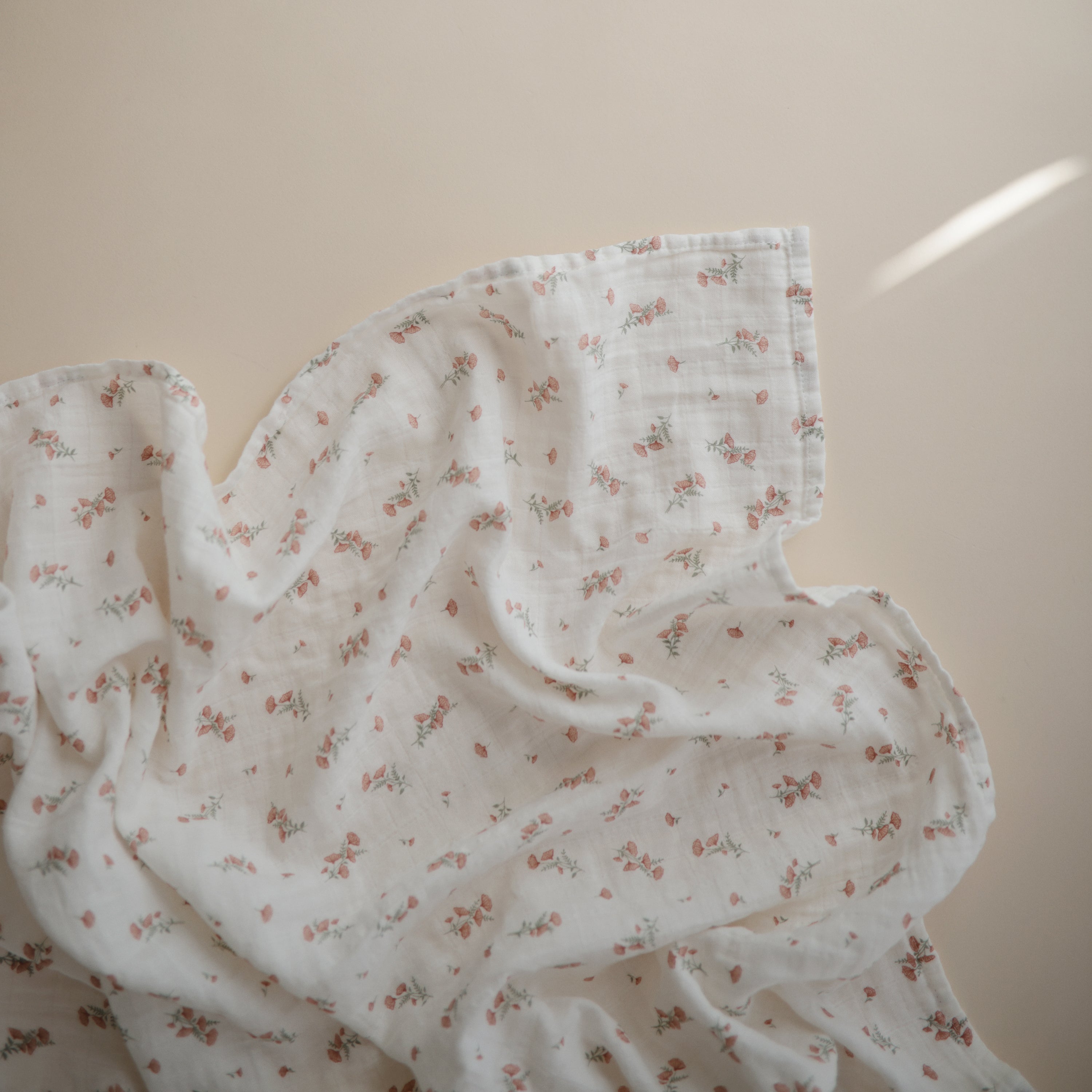 Mushie Organic Cotton Muslin Swaddle Blanket | Playroom Avenue