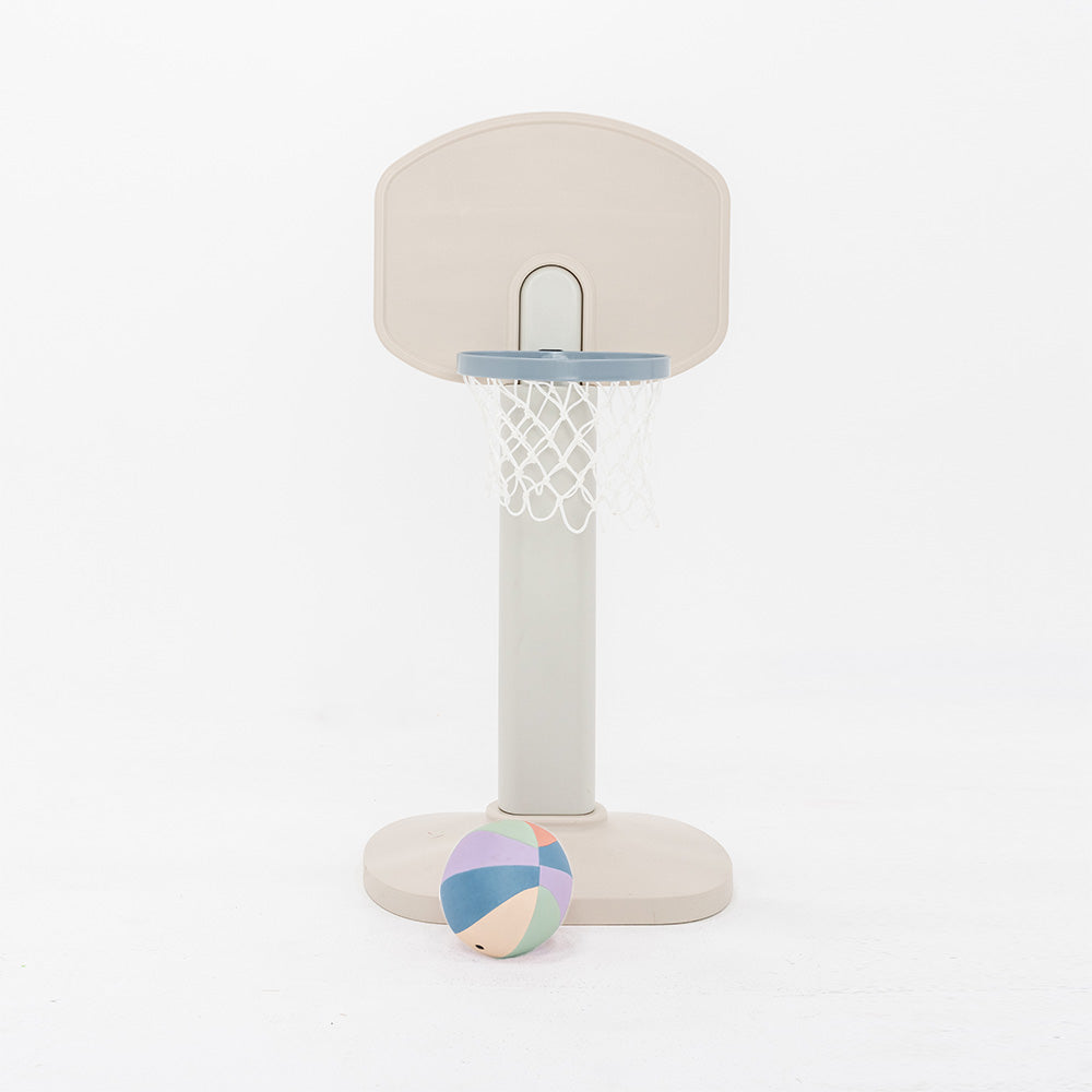 Smol Basketball Hoop Classic Neutral Colorblock | Playroom Avenue