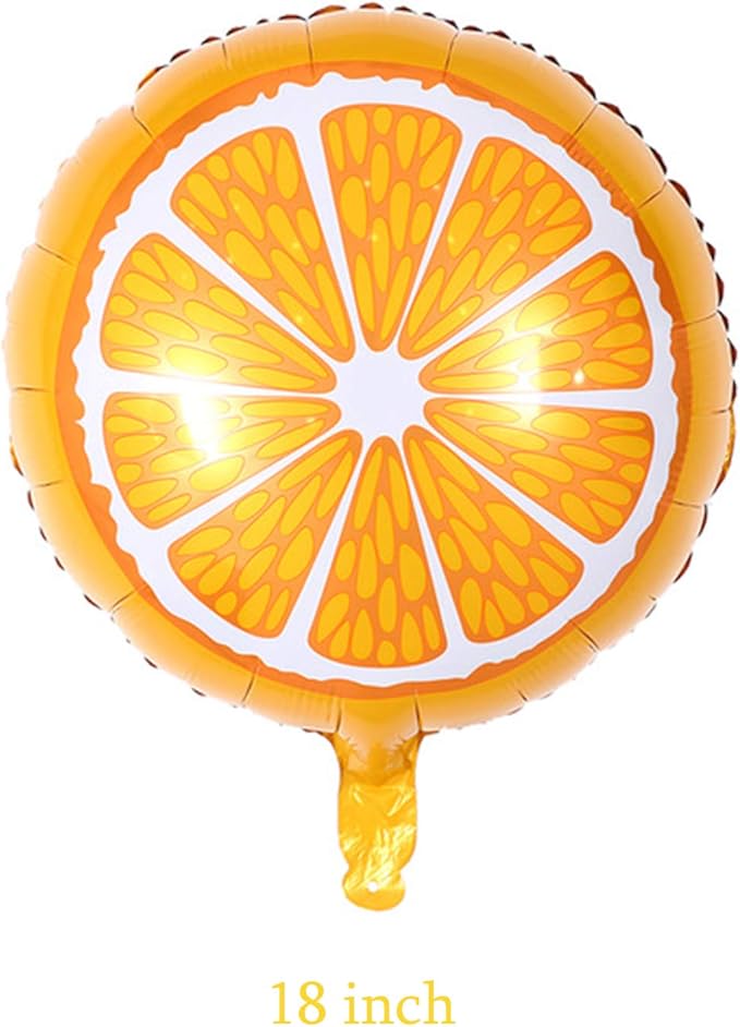 Ellie's Party Supply Orange Slice Mylar Balloon – 18" Fruit Party Decor | Ellie’s Party Supply | Playroom Avenue