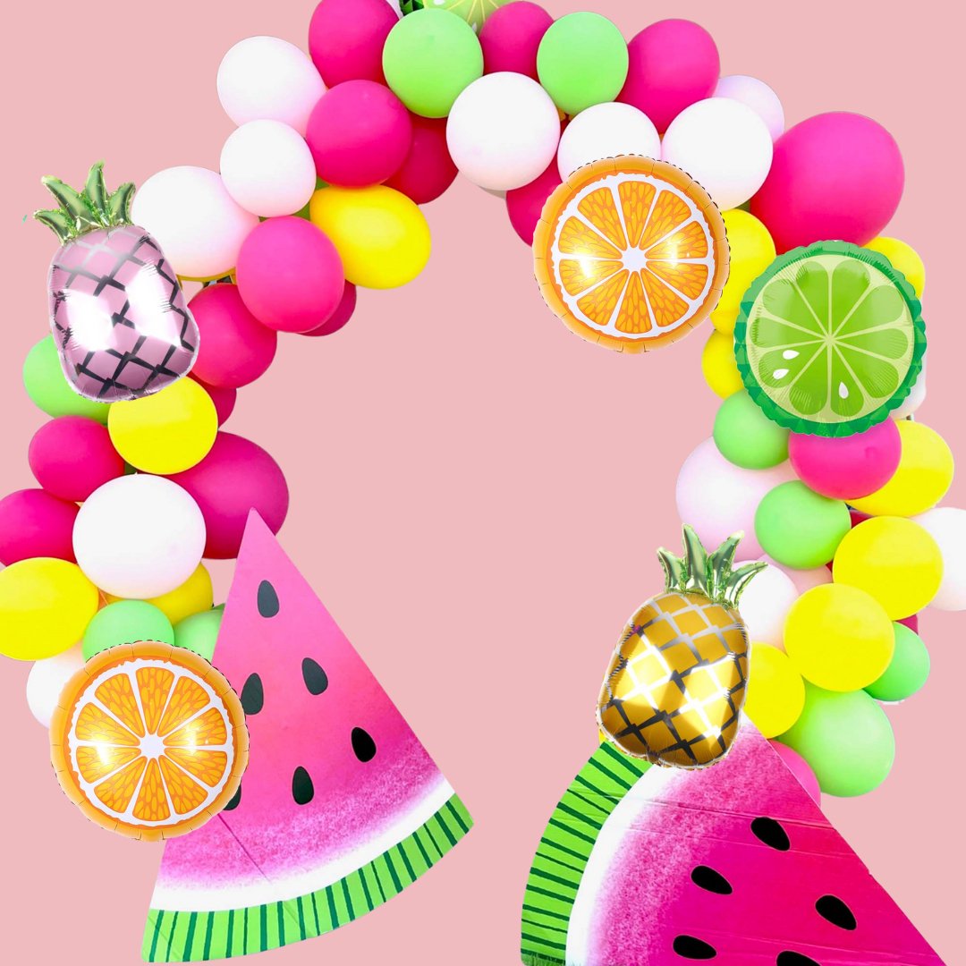 Orange Slice Mylar Balloon – 18" Fruit Party Decor | Ellie’s Party Supply | Playroom Avenue