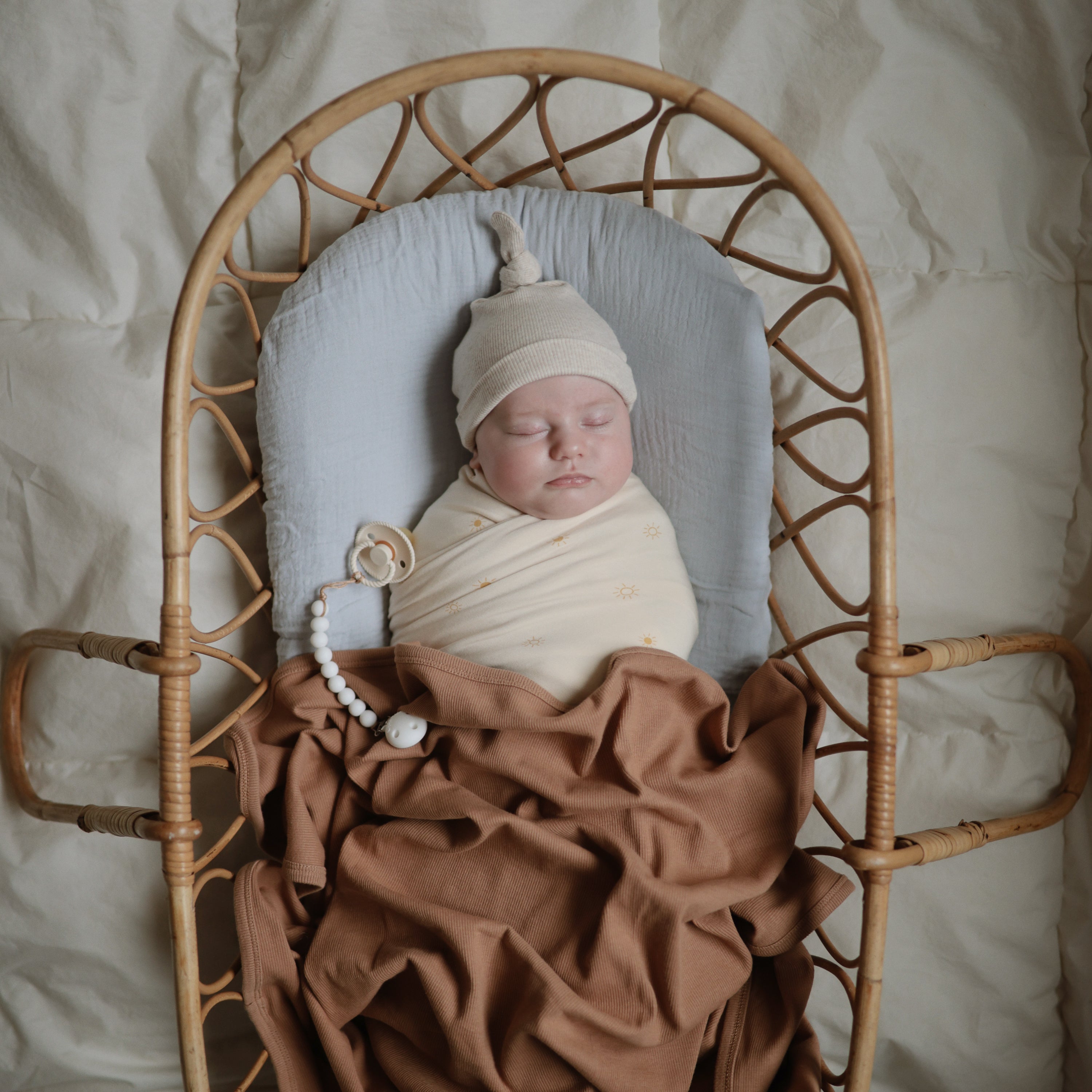 Mushie Ribbed Baby Blanket | Playroom Avenue