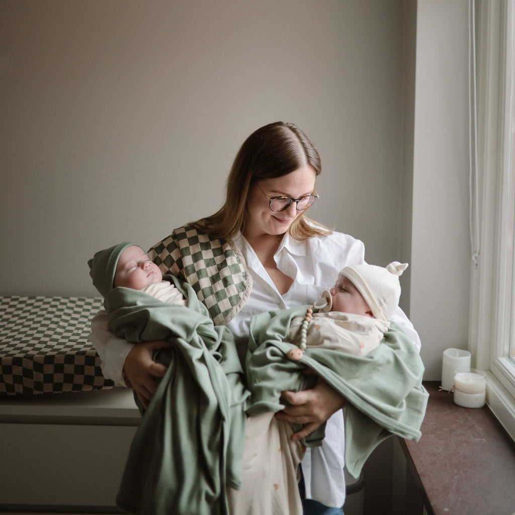 Mushie Ribbed Baby Blanket | Playroom Avenue