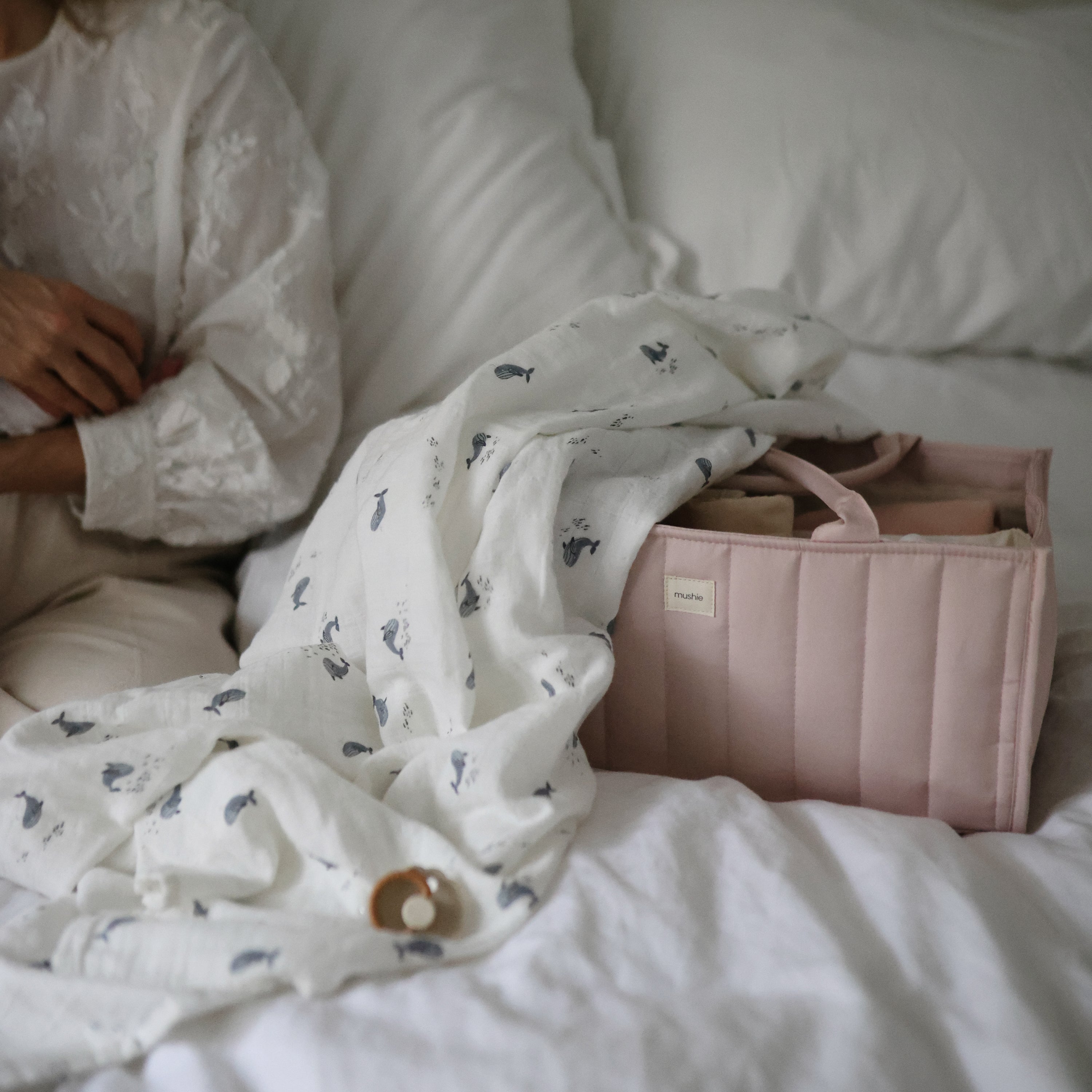 Mushie Diaper Caddy | Playroom Avenue