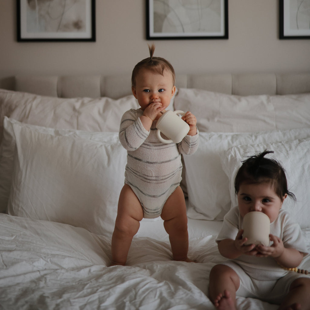 Mushie Silicone Training Cup + Straw | Playroom Avenue