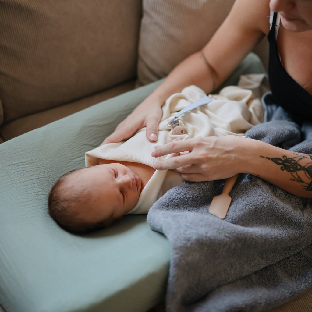 Mushie Ribbed Baby Blanket | Playroom Avenue
