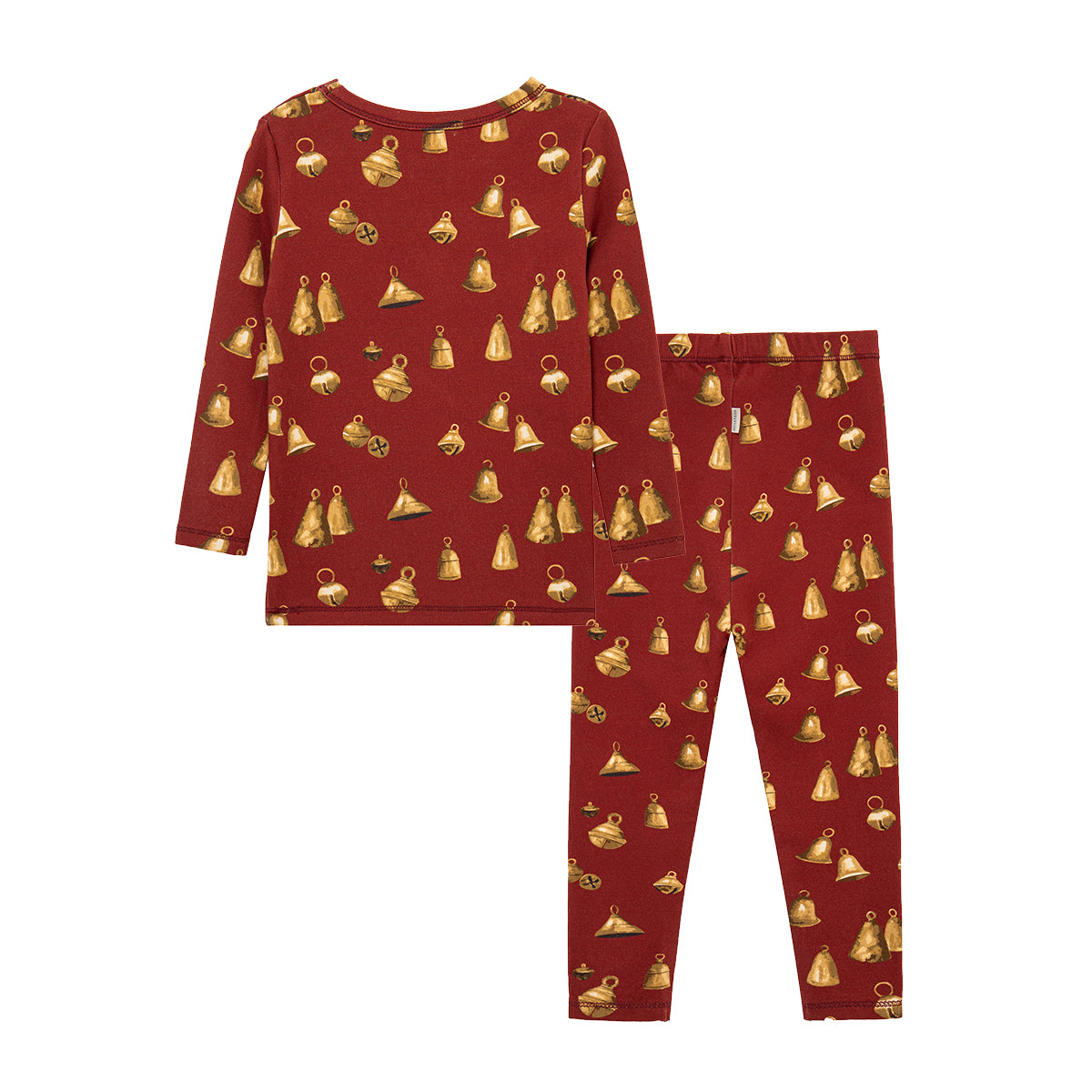 Milkbarn Vintage Bell Brushed Long Sleeve Two Piece Pajama Set | Playroom Avenue