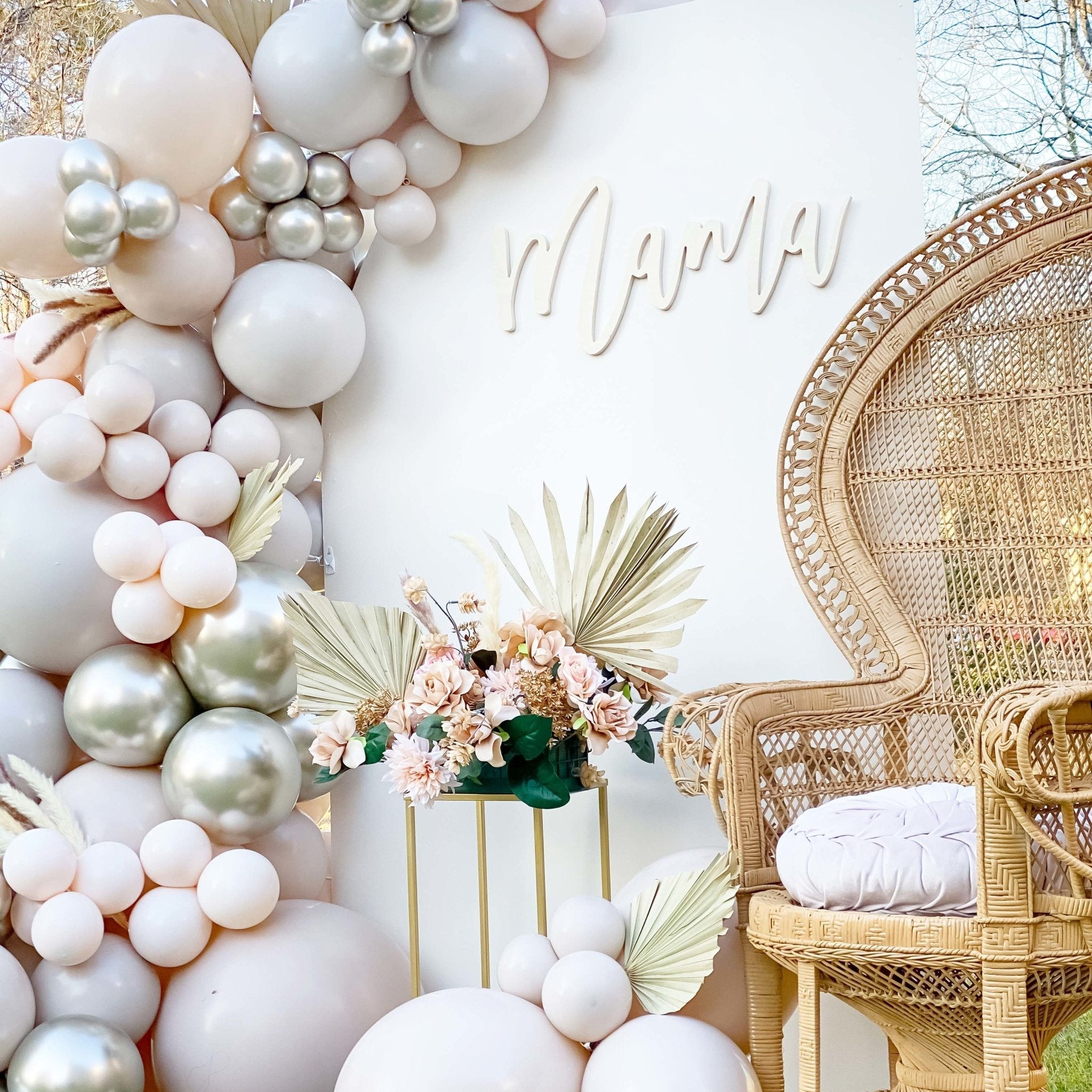 Warm Gray Balloon Garland | Playroom Avenue