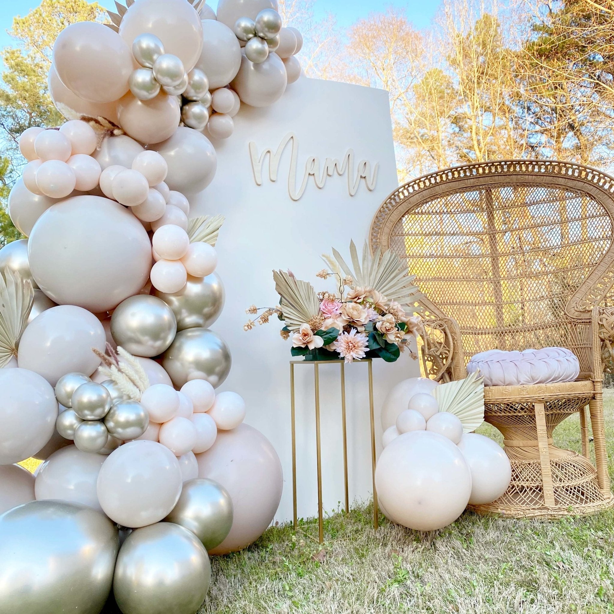 Warm Gray Balloon Garland | Playroom Avenue