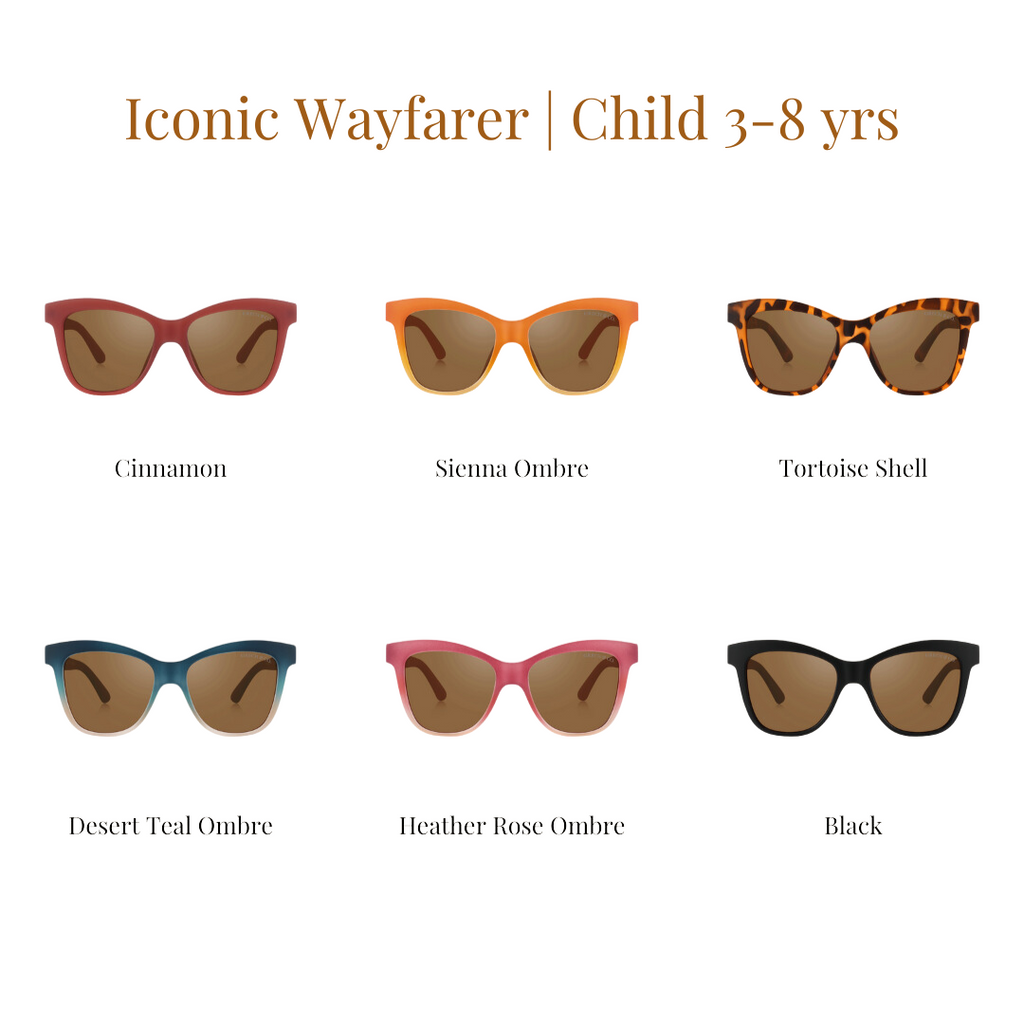 GRECH & CO. Iconic Wayfarer Ombre | Polarized Sunglasses | Child | 3-8 Y | Playroom Avenue
