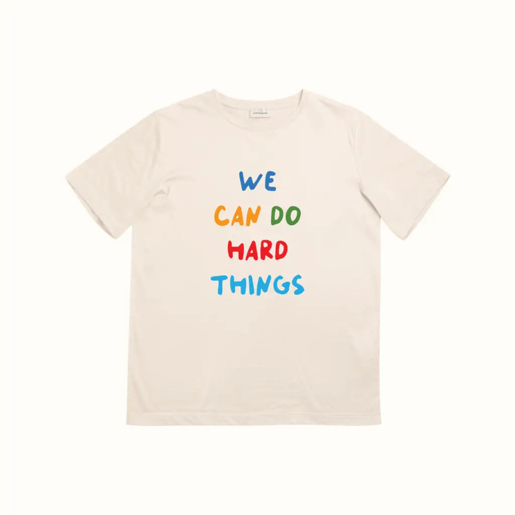 Polished Prints We Can Do Hard Things Kids Graphic T-Shirt | Playroom Avenue