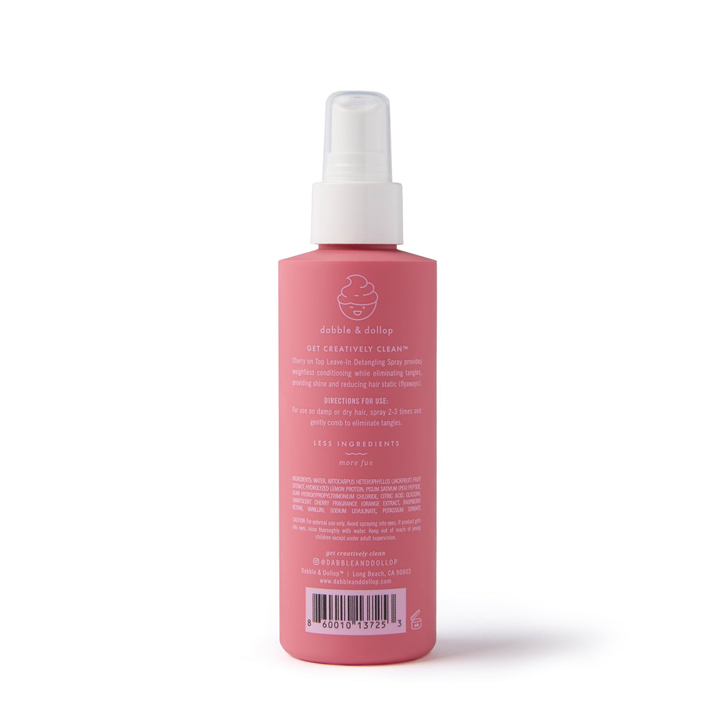 Dabble & Dollop Cherry on Top® Leave-In Spray Detangler | Playroom Avenue
