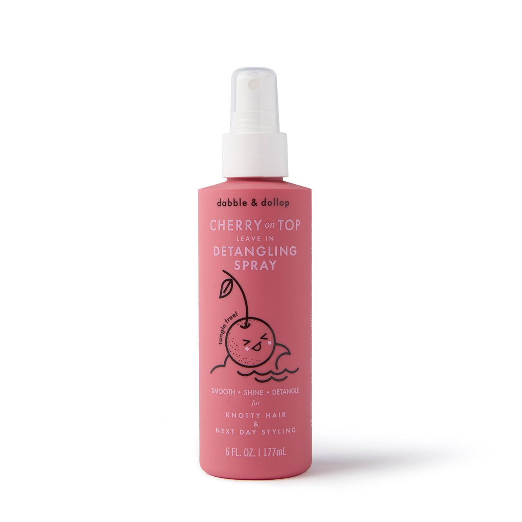 Dabble & Dollop Cherry on Top® Leave-In Spray Detangler | Playroom Avenue