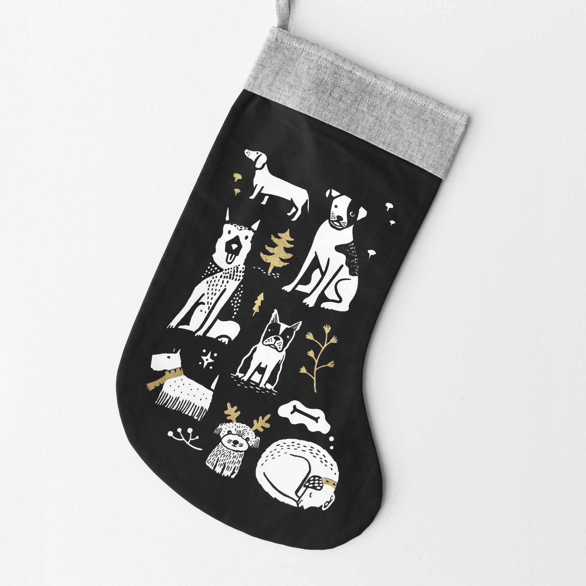 Wee Gallery Festive Pups Stocking | Playroom Avenue