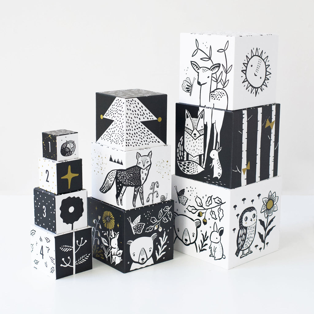 Wee Gallery Nesting Blocks - Woodland Numbers | Playroom Avenue