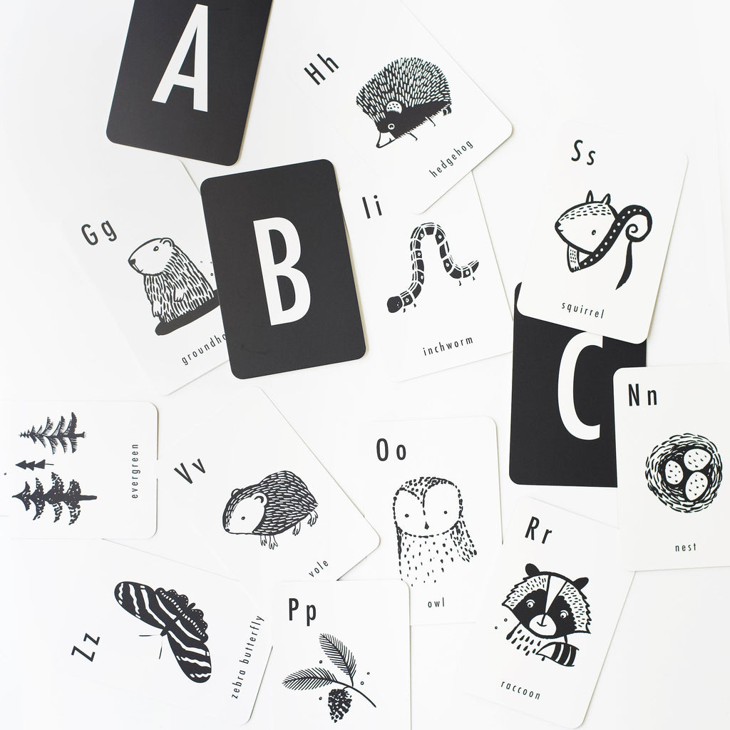 Wee Gallery Woodland Alphabet Cards | Playroom Avenue