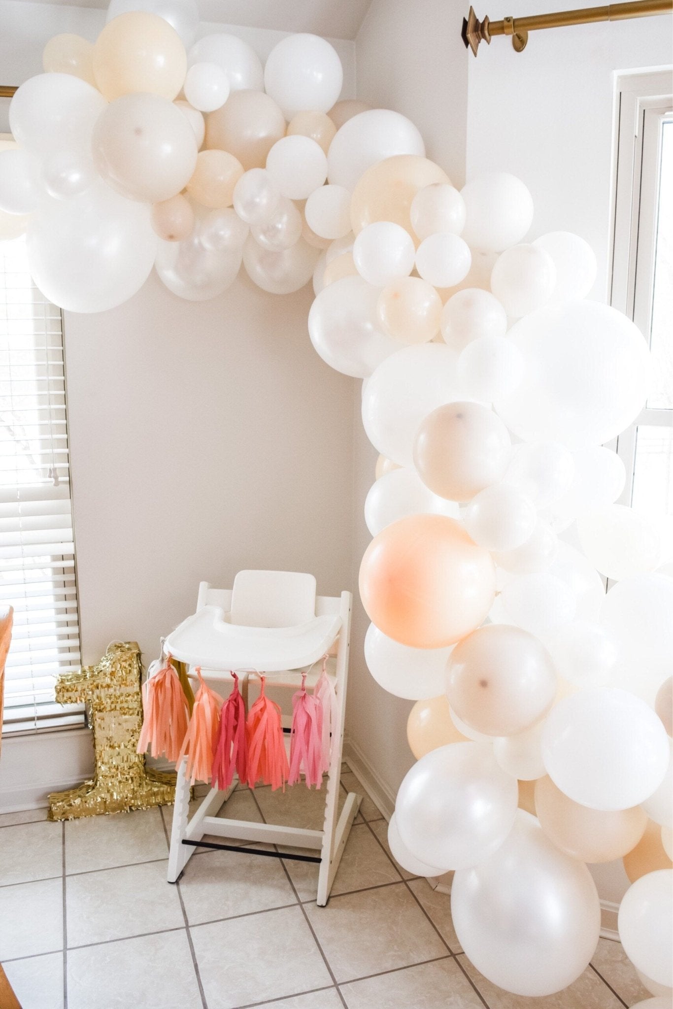 Ellie's Party Supply White Balloon Garland | Playroom Avenue