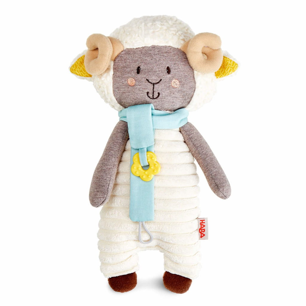 HABA Woolbert the Ram Cuddly Baby Sensory Toy | Playroom Avenue