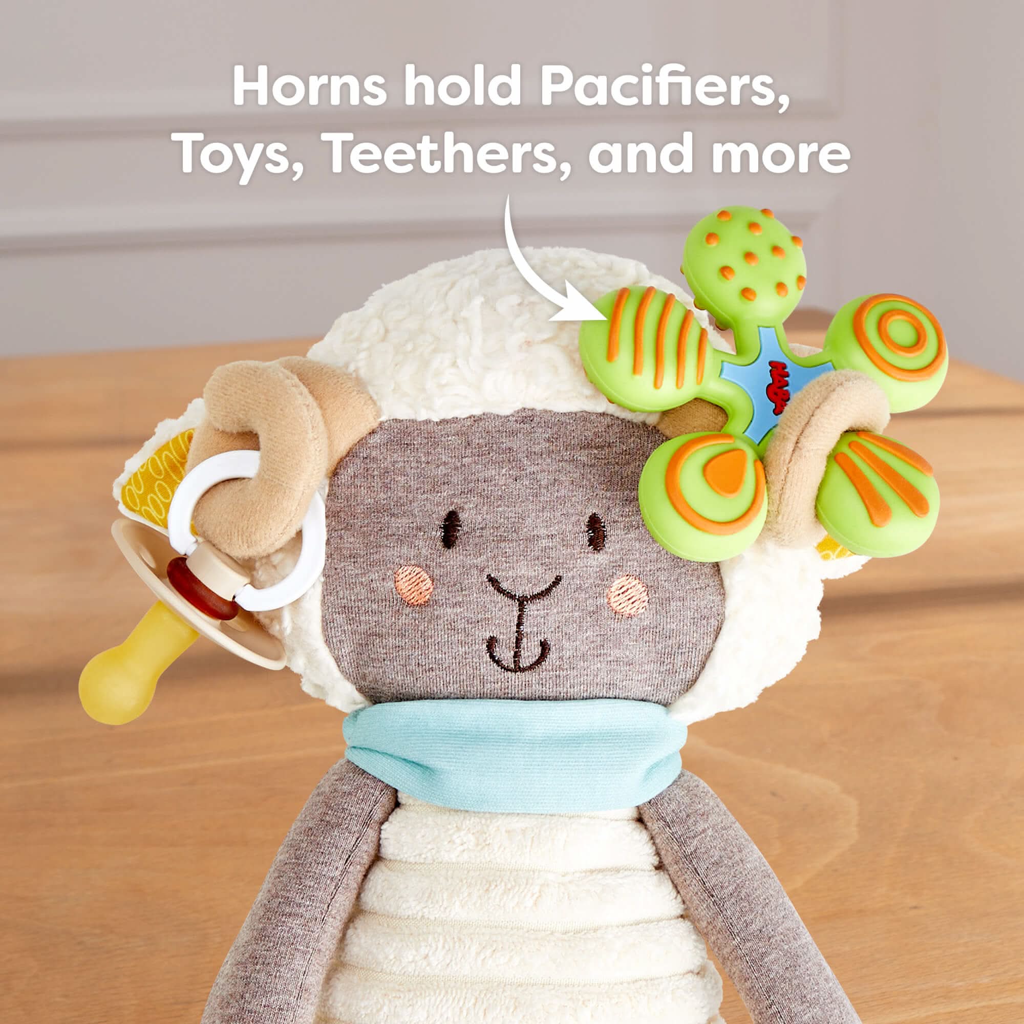 HABA Woolbert the Ram Cuddly Baby Sensory Toy | Playroom Avenue