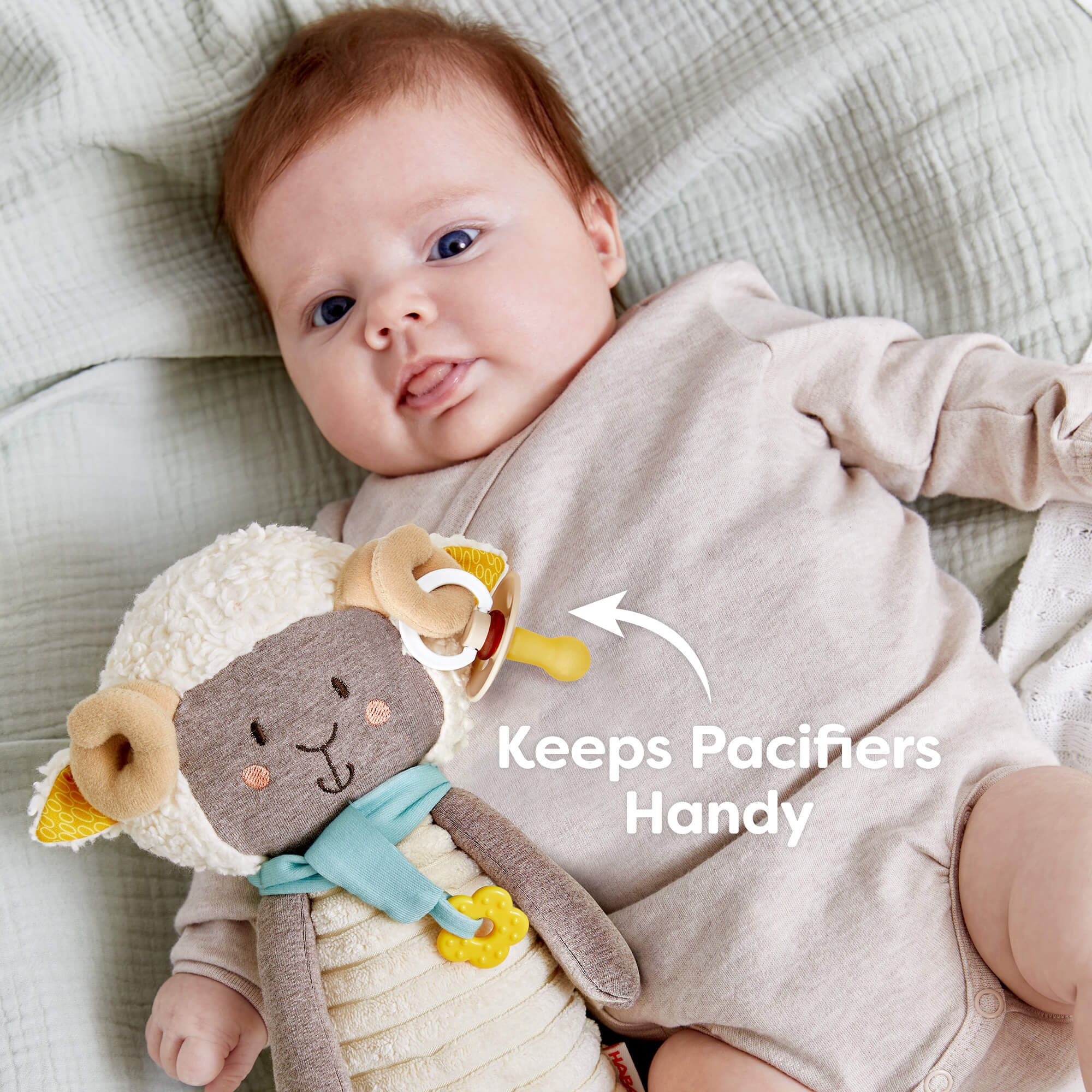 HABA Woolbert the Ram Cuddly Baby Sensory Toy | Playroom Avenue