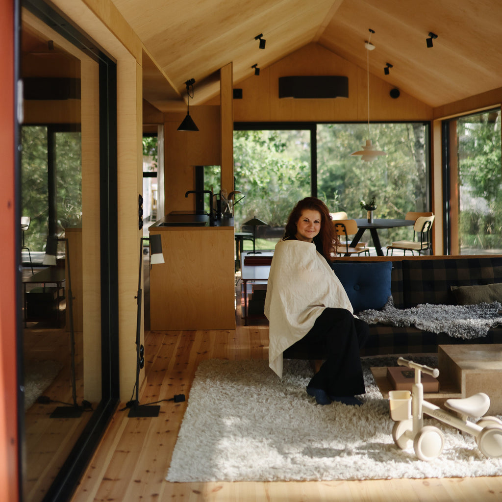 Mushie Muslin Nursing Cover | Playroom Avenue