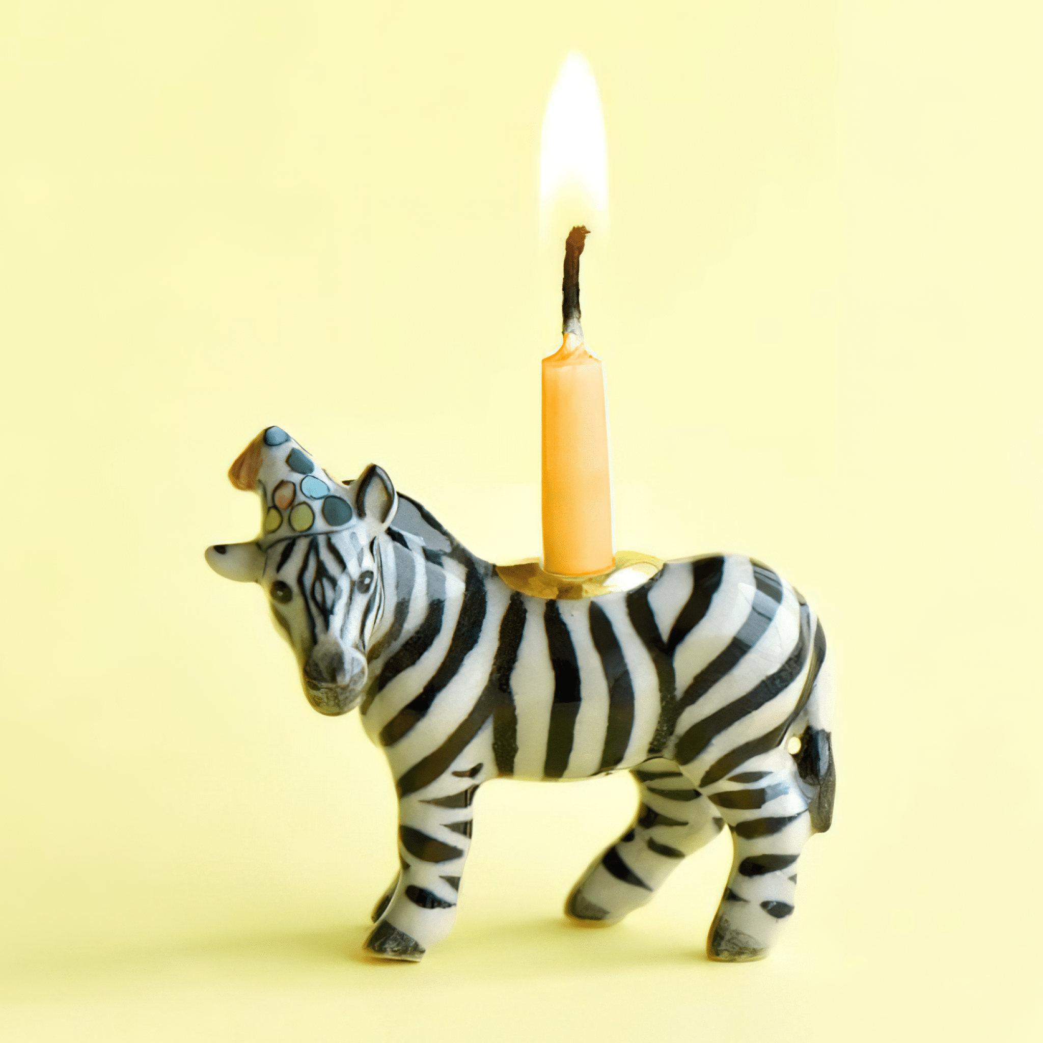 Camp Hollow Zebra Cake Topper