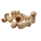 MusikGlük Mushroom Shaped Hallow Musical Rattle (1 piece)