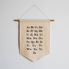 Galdfolk Schoolhouse Alphabet Canvas Banner