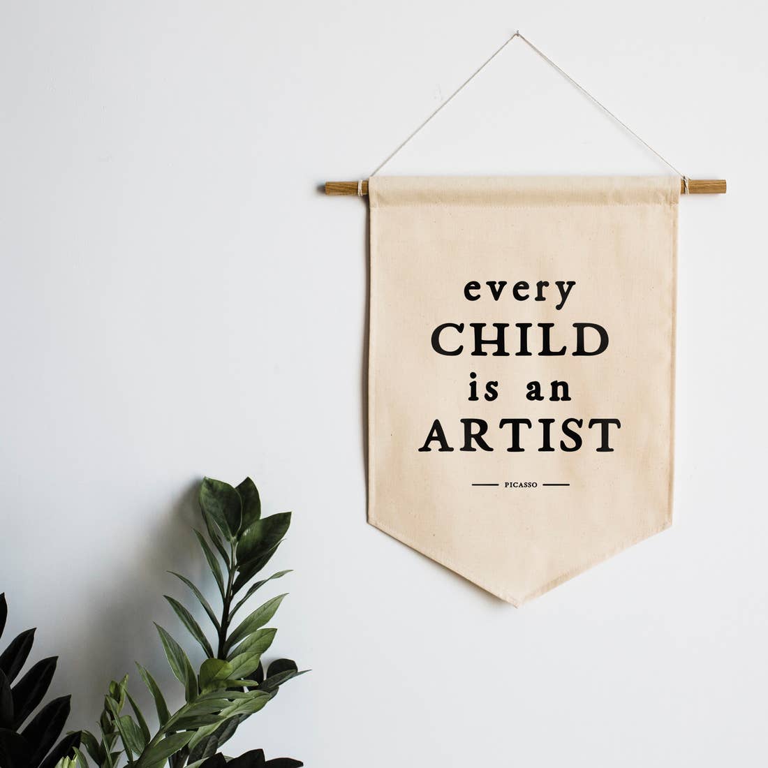 Every Child is an Artist Canvas Banner