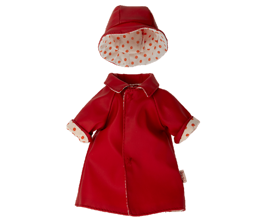 Maileg Raincoat w Hat for Teddy Mum