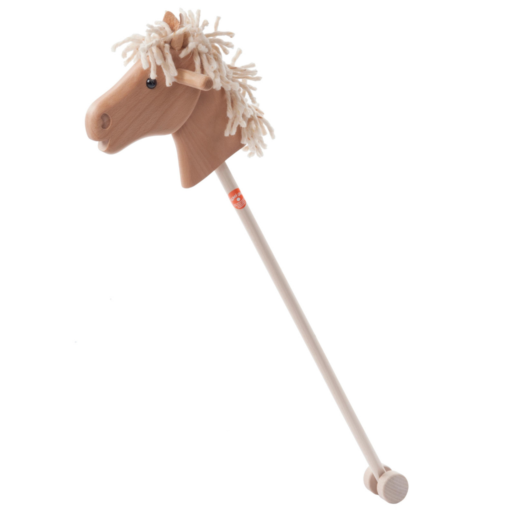 Wooden Hobby Horse Natural Made in Germany