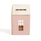 Large Wooden Dollhouse | Pink from Babai
