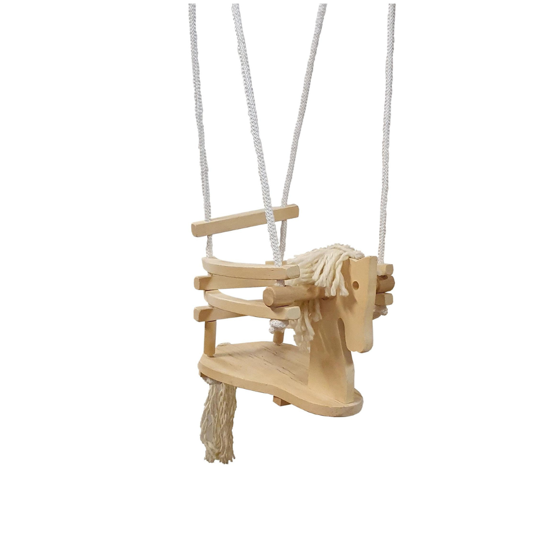 Baby Ponytail - Wooden Child's Swing – Playroom Avenue