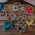 Mini Farm Playdough Cutter Set (6 Pieces)