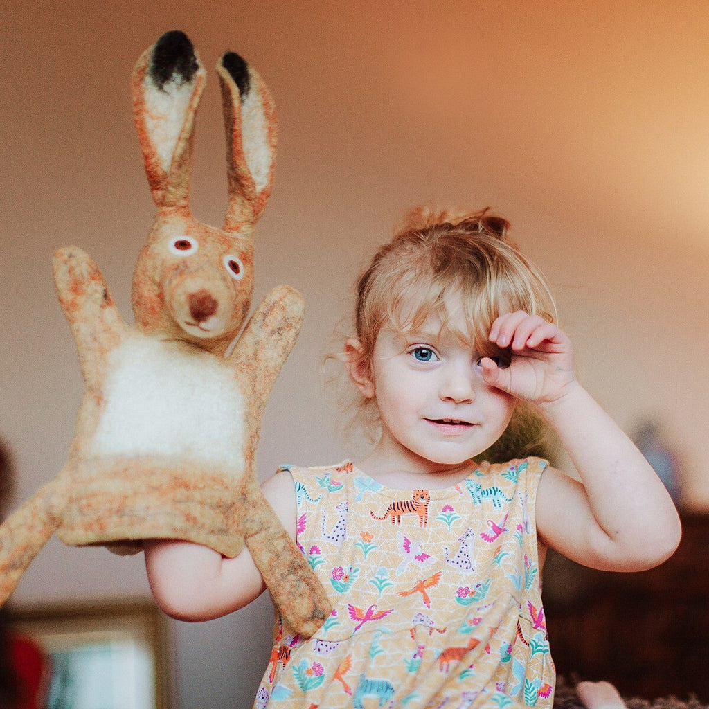 Hartley Hare Hand Puppet for Kids
