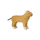 Holztiger Lioness Wooden Figure