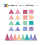 Connetix Magnetic Tiles | Pastel Mini Pack (32 pcs)