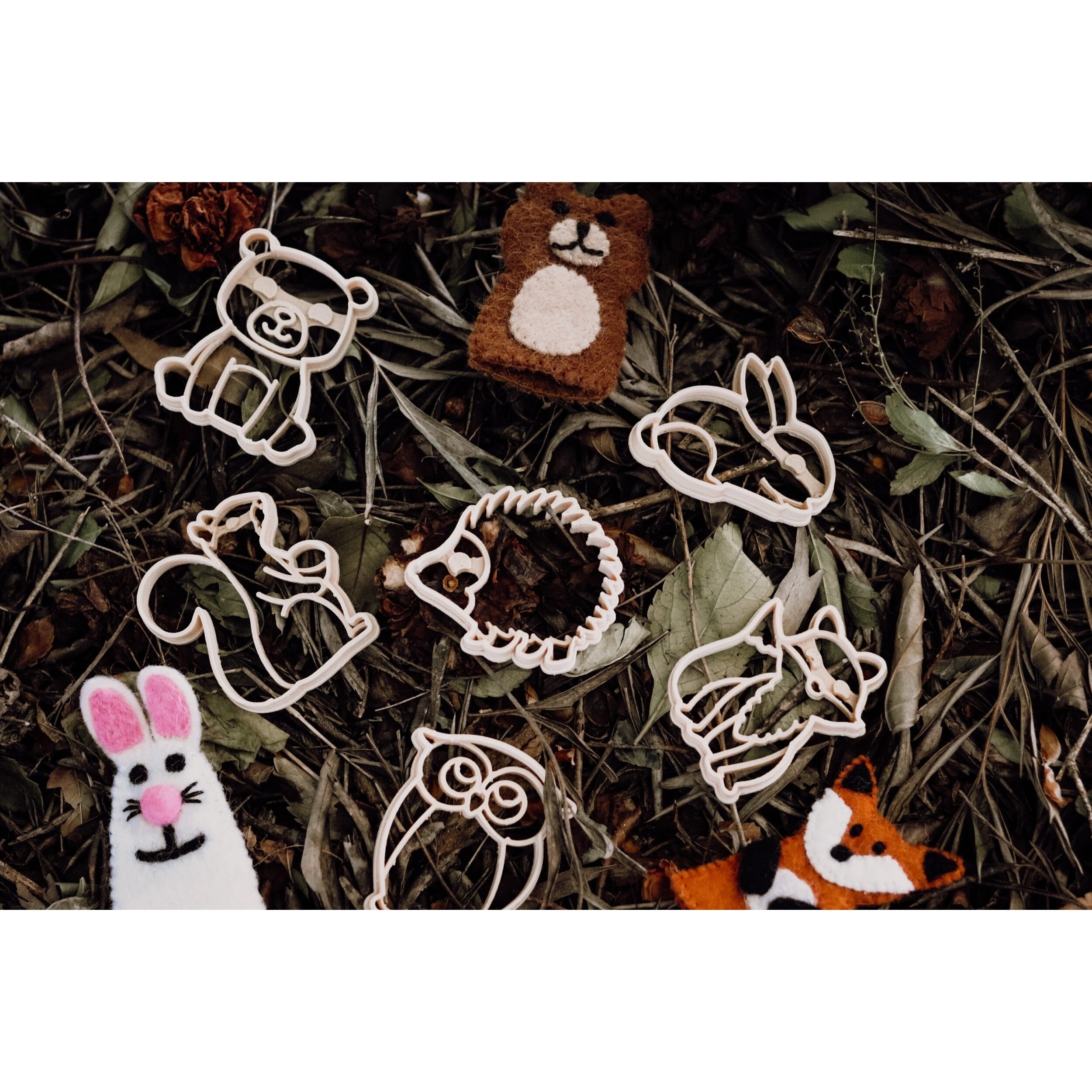 Mini Woodland Animals Eco-Cutter Set from Kinfolk Pantry