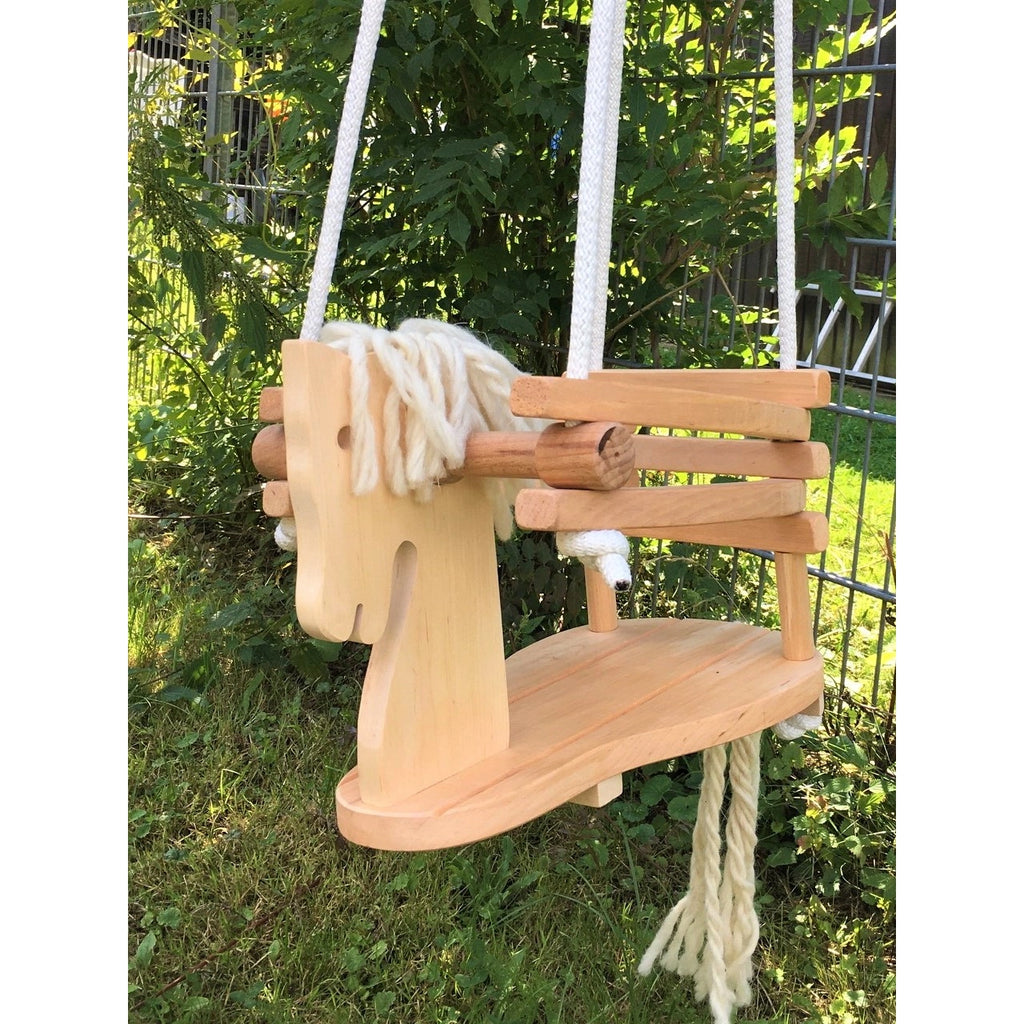 Wooden Horse Swing Made in Germarny