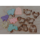 Mini Farm Playdough Cutter Set (6 Pieces)