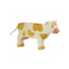 Holztiger Wooden Brown Cow Figure